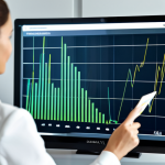 A focused professional woman in a modest business blazer, holding a modern credit card, with digital financial data and abstract glowing lines illustrating growth and rewards emanating from the card towards a digital savings chart on a transparent screen in a clean, contemporary office environment. The scene emphasizes smart financial management and the accumulation of points/cashback. High-resolution, professional photography, soft lighting, sharp focus, fully clothed, appropriate attire, safe for work, family-friendly, perfect anatomy, correct proportions, natural pose, well-formed hands, proper finger count, natural body proportions, high quality.