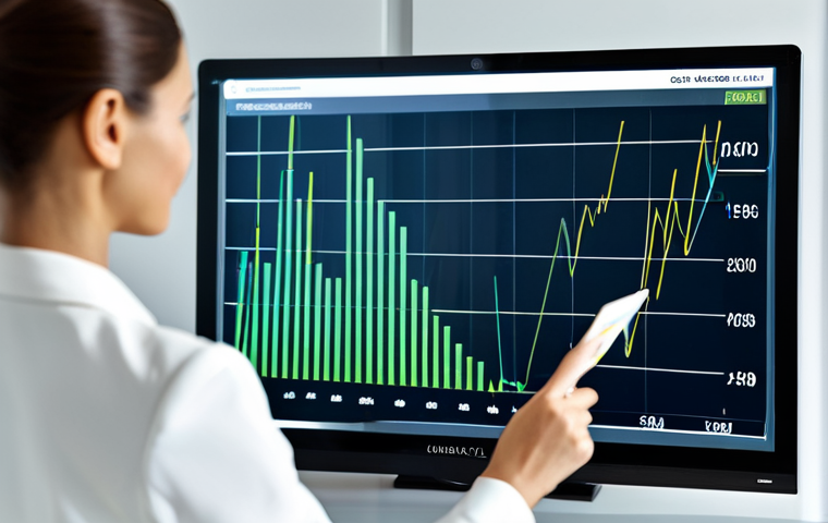 A focused professional woman in a modest business blazer, holding a modern credit card, with digital financial data and abstract glowing lines illustrating growth and rewards emanating from the card towards a digital savings chart on a transparent screen in a clean, contemporary office environment. The scene emphasizes smart financial management and the accumulation of points/cashback. High-resolution, professional photography, soft lighting, sharp focus, fully clothed, appropriate attire, safe for work, family-friendly, perfect anatomy, correct proportions, natural pose, well-formed hands, proper finger count, natural body proportions, high quality.
